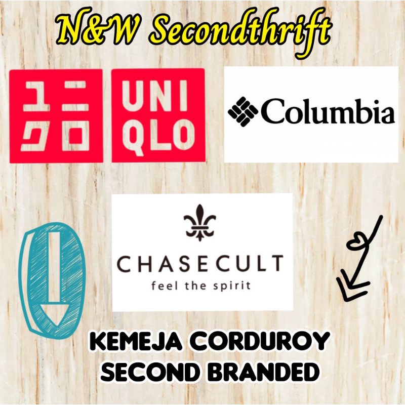 KEMEJA CORDUROY SECOND BRANDED