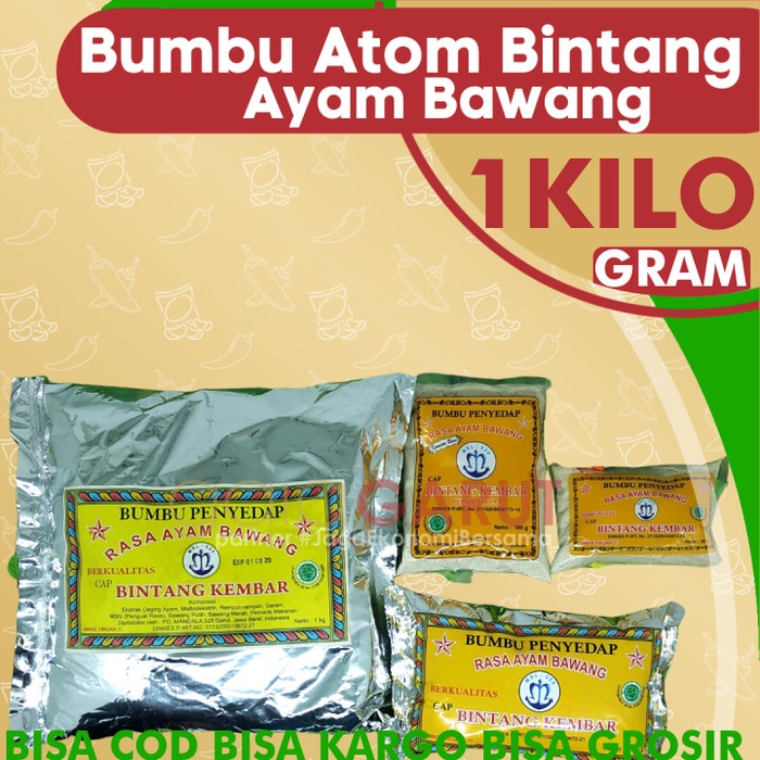 

+%+%+%] 1KG Bumbu Atom Bintang Kembar MDL525