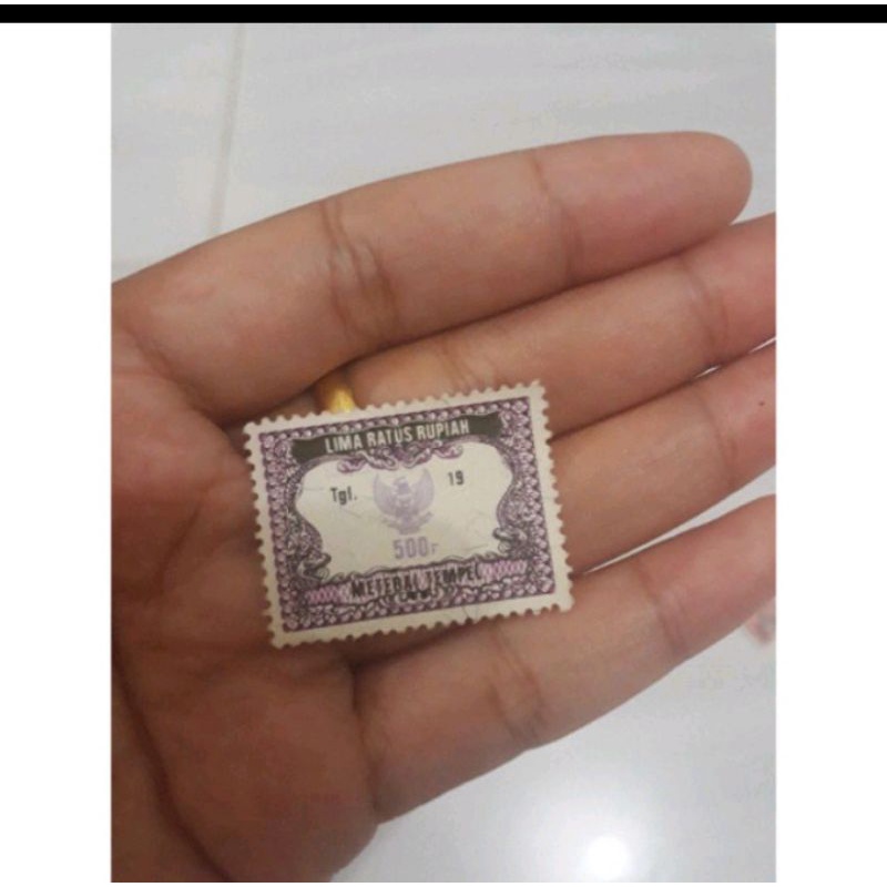 

Materai 500 tahun 1991-1995