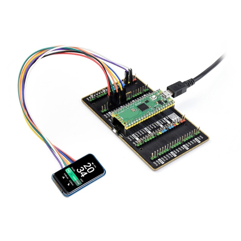 Zzz 1.47 Inches LCD Display 172x320 SPI Screen ST7789V3 Driver SPI Interface Untuk STM32 RaspberryPi 4 3 Modul