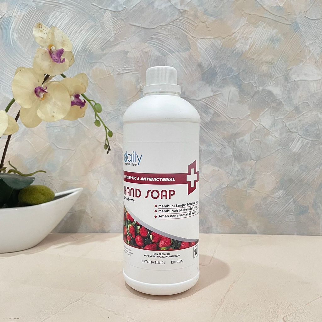 Sabun Cuci Tangan Daily Hand Soap Antiseptik Antibacterial 1 Liter