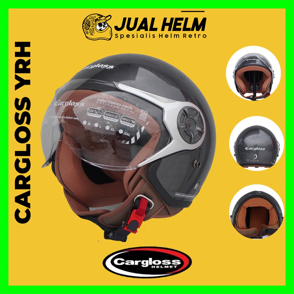 Helm Cargloss YRH Hijab Anchore Grey