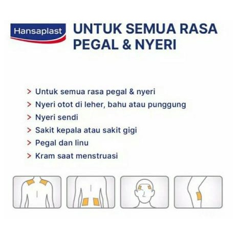 [Isi 10 Lembar] * NCC * Hansaplast Koyo Pereda Pegal Dan Nyeri Otot Dengan Teknologi Heat Lock