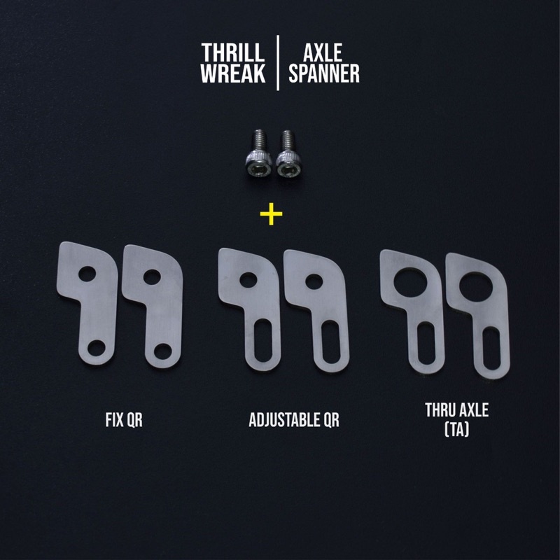 Axle Spanner Thrill Wreak 4x, SET (Kanan Kiri)|Penahan As Thrill Wreak biar gak geser| Per set 2 pcs