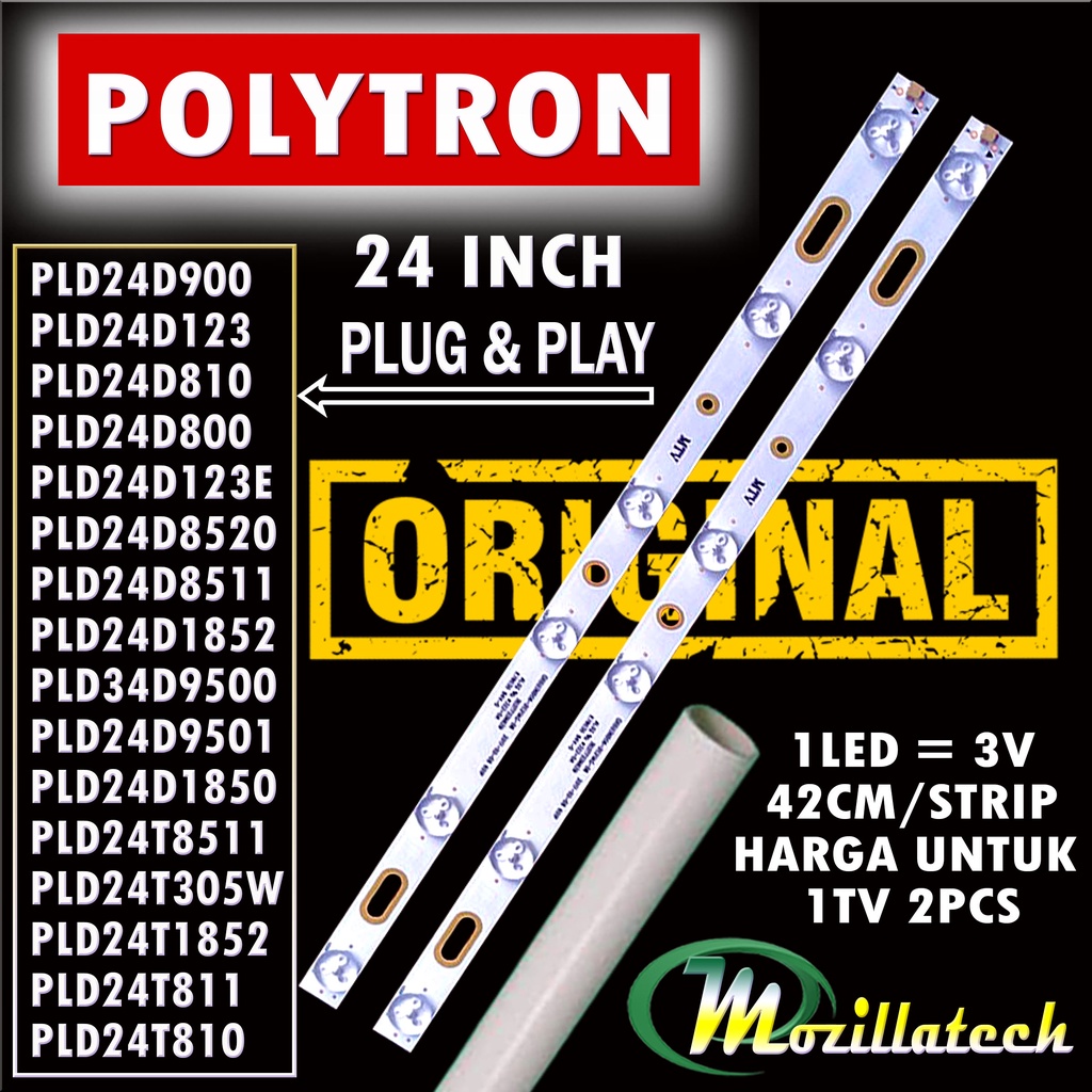 BACKLIGHT POLYTRON 24 24D8511 24D1852 24D9500 24D9501 24D1850 24T8511 24T305W 24T1852 24T811 24T810