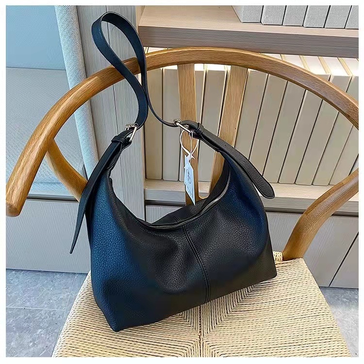 BJ64936 - BLACK/BROWN/KHAKI - TAS TOTE SHOULDERBAG SLEMPANG WANITA FASHION IMPORT MODIS ELEGAN TERMURAH TERLARIS TERBARU BAGSTORE JAKARTA TAS BATAM ZC4936