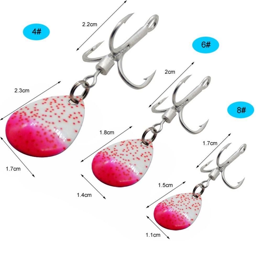 Top Kail Pancing Dengan Payet High Quality Back Thorn Lure Turn Ring Sequin