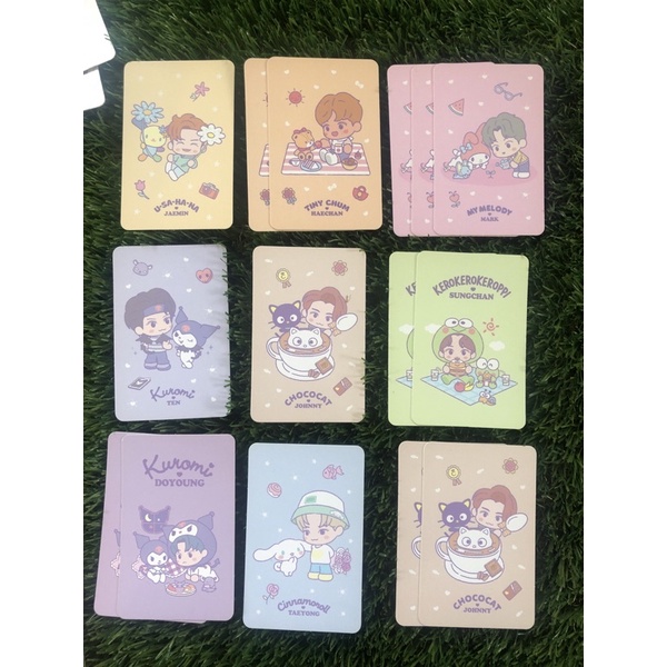 AVAIL Sanrio trading card tc a b ver versi a b selca concept haechan shotaro Mark ten renjun jaemin 