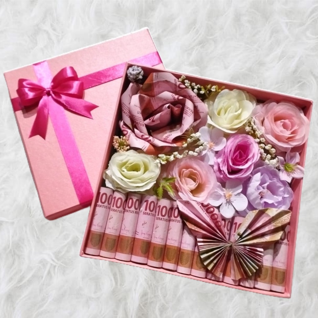 Jual custom flower money box / money buket 2 jt Shopee Indonesia