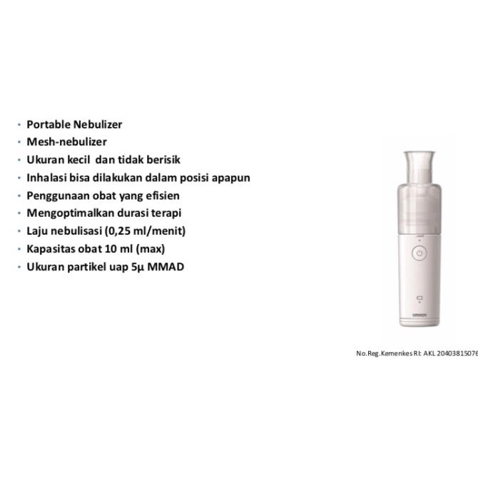 Omron Nebulizer U-100 Uap Portable