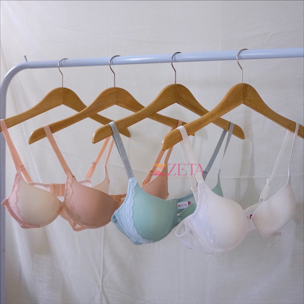 [ZETA] Lacey Bra | Bra Kawat Push Up Busa Pakaian Dalam Wanita Underwear BH Cewek Korean Style Murah