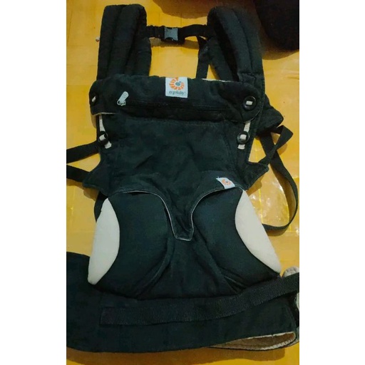 preloved ergobaby 360 black camel