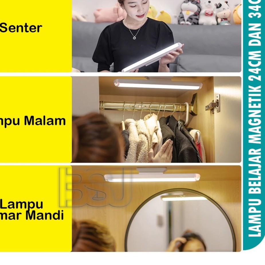 Terbaik Lampu Portable tempel LED USB LAMPU Tempel Lemari Meja Belajar Kerja LAMPU emergency LAMPU D