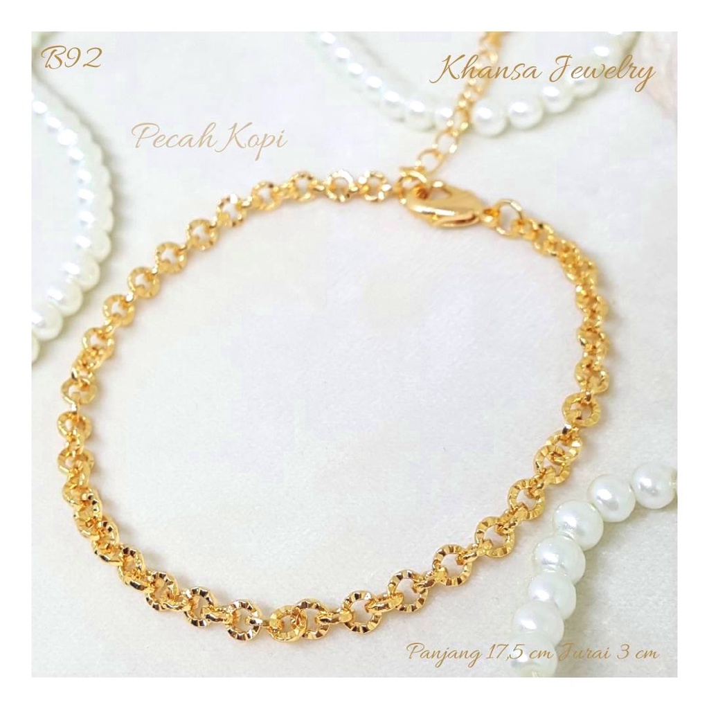 PGX Gelang Tangan Xuping Wanita Perhiasan Lapis Emas Aksesoris Fashion Premium - R384