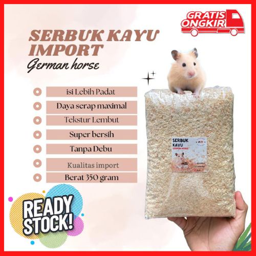 Serbuk kayu / Serabut kayu alas Kandang Hamster kelinci dll / Serbuk Kayu Hamster / Serbuk Kayu Kand