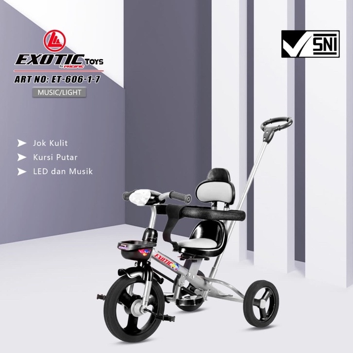 Tricycle exotic ET 606-1-7 ET606-1-7 baby stroller kereta dorong anak bayi dorongan anak bayi sepeda roda tiga 3 ET1265 ET 1265 ET1263 ET 1263 ET1267 ET 1267 ET1268 ET 1268 ET2251 ET 2251 AT7705 AT 7705 AT7702 AT 7702 AT7711 AT 7711 AT7713 AT 7713