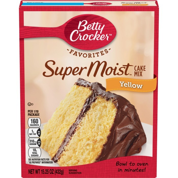 

Betty Crocker Super Moist Yellow Cake Mix 432 g