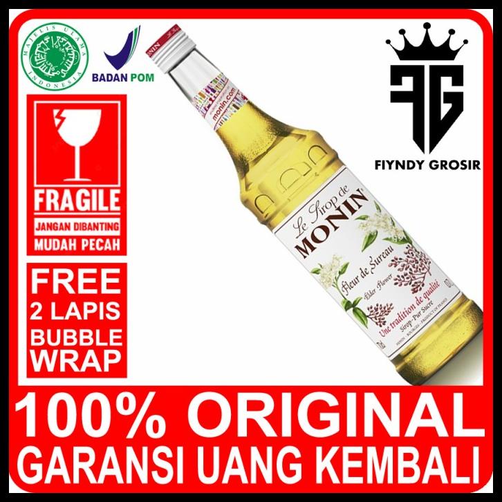 

Elder Flower Syrup 700Ml Merk Monin / Sirup /Cafe / Monin /Kedai/ Kopi