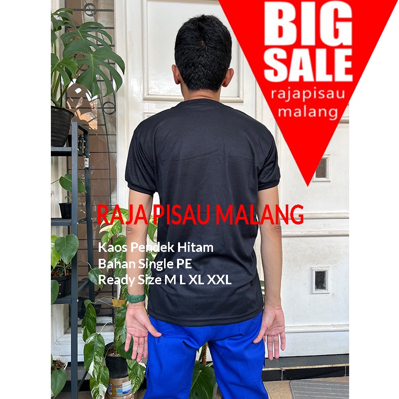 KAOS PENDEK POLOS HITAM PUTIH DAN HIJAU ARMY KAOS DALAMAN