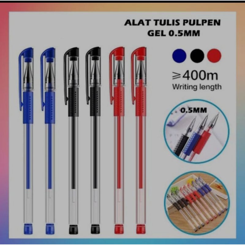 

pulpen gel 0.5MM