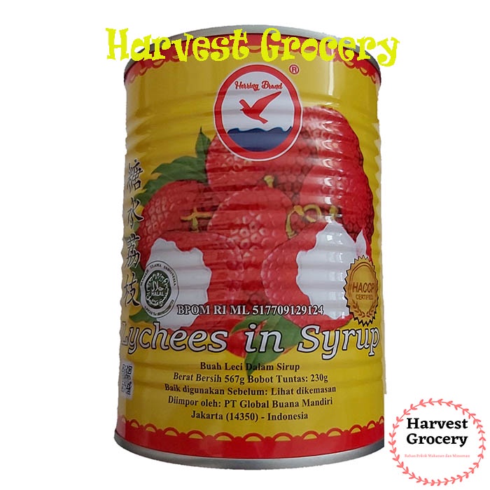 

Herring Brand Lychees In Syrup / Leci Kaleng 567 Gram x 12 Klg (KURIR INSTANT / SAMEDAY)