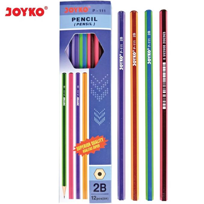 

Pencil / Pensil Joyko P-111 / 2B / 1 BOX 12 PCS