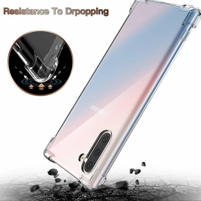 Samsung Note 10 / Note10 Plus Anti Crack Fuze Mika Case Bumper Fiber Anti Creck Softcase Hard Case Note 10 +