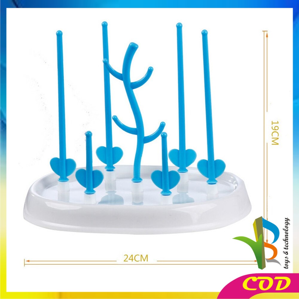 RB-C52 Rak Botol Susu Bayi / Baby Bottle Drying Rack / Rak Pengering Botol Dot Perlengkapan Bayi