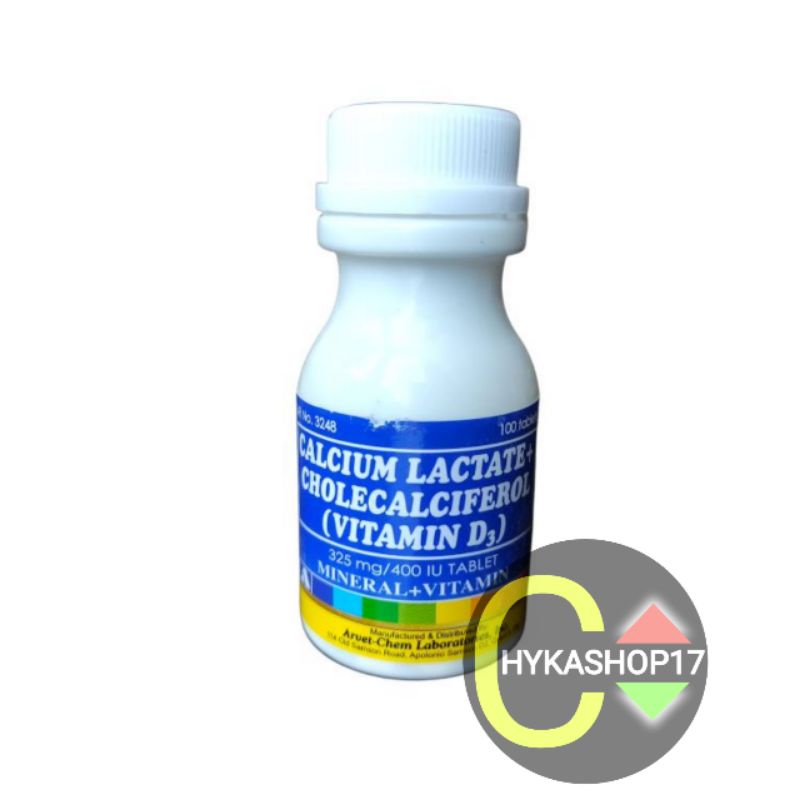 CALCIUM LACTATE Vitamin Ayam Dan Burung