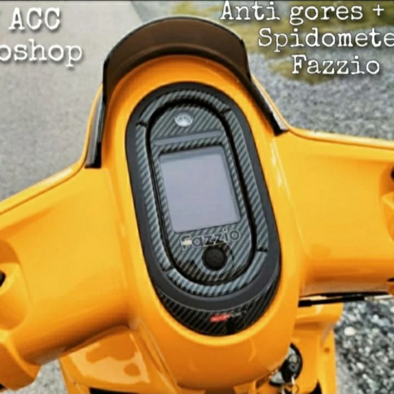 Stiker antigores spidometer FAZZIO 125 Resin Premium