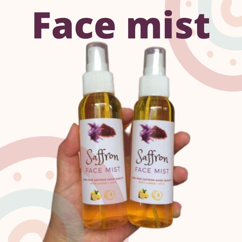 Face Mist Safron With Zam Zam Murni 100 Ml  Feace Mist Toner Safron