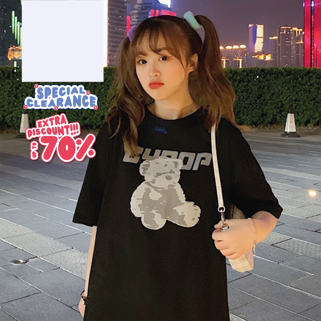 Oversized T-Shirt Kaos Choop Bear NR