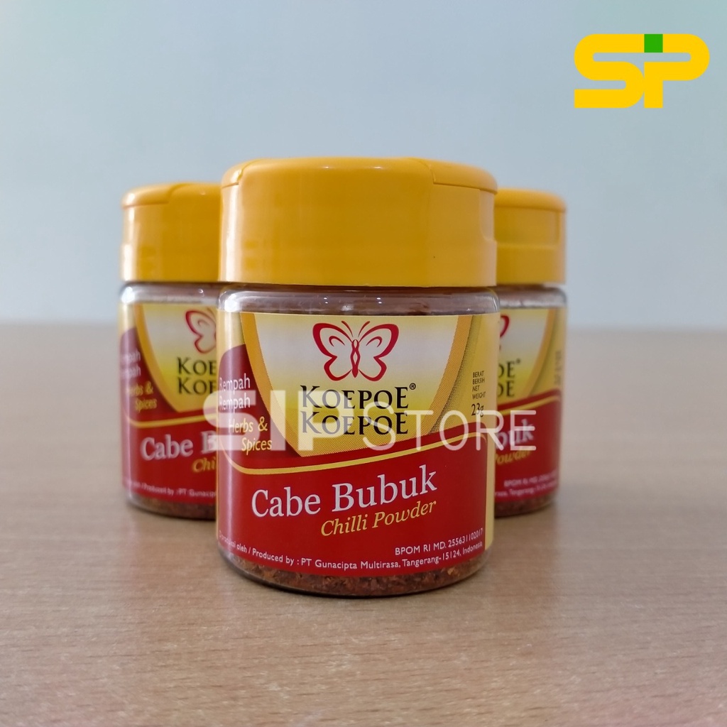 CABE BUBUK Koepoe Koepoe 23gr / Bubuk Cabe / Chili Powder 23 gr