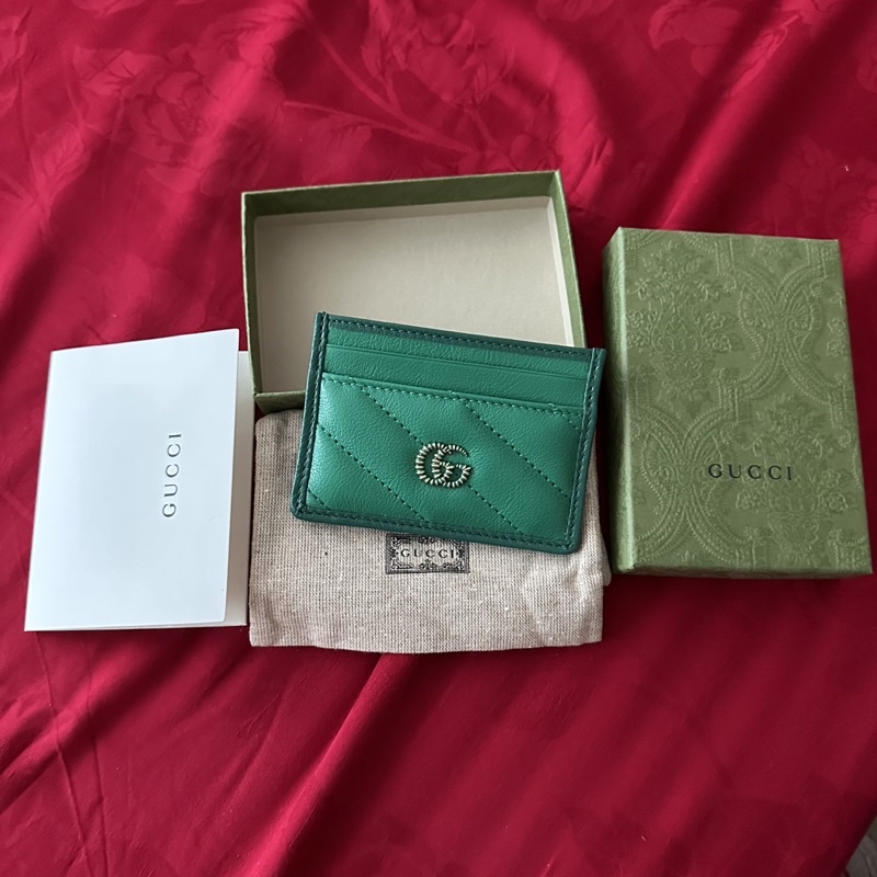 NBU Gucci Marmont Card Holder Authentic Complete Set