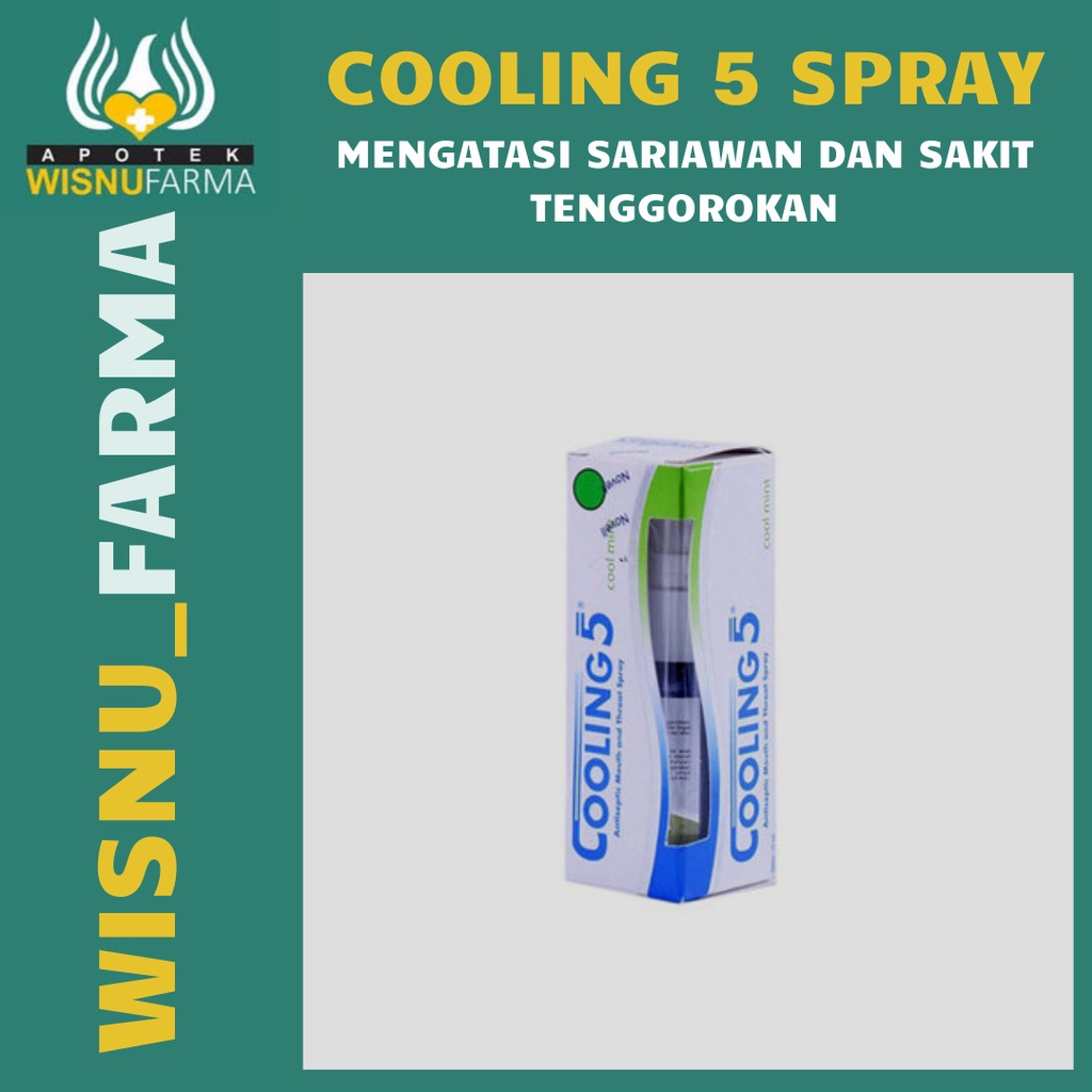 COOLING 5 SPRAY UNTUK SARIAWAN DAN RADANG TENGGOROKAN