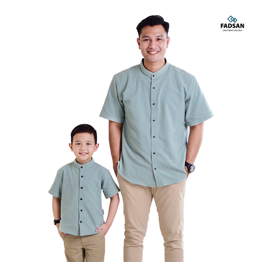 Fadsan - Koko Couple Ayah Dan Anak Bayi Laki Terbaru Tufy Series Warna Mint