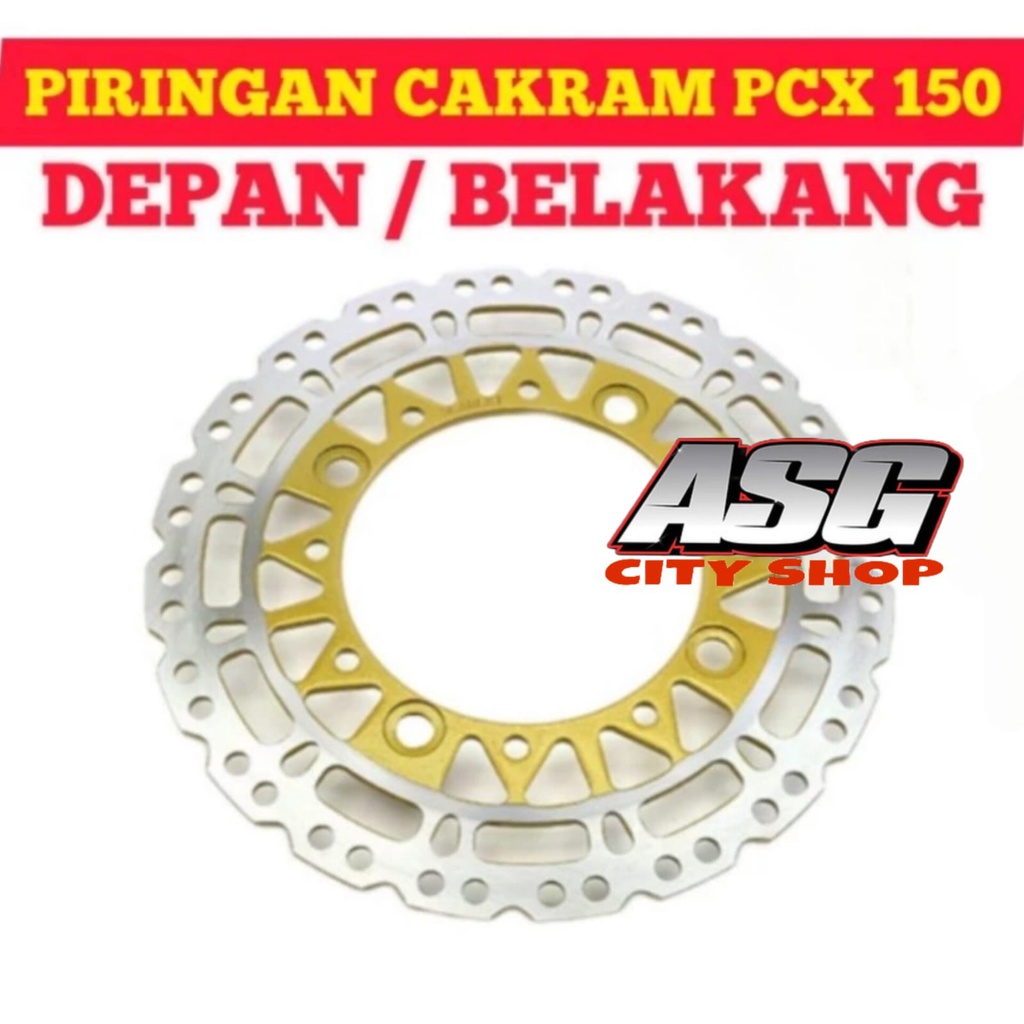 PIRINGAN CAKRAM DEPAN/BELAKANG HONDA PCX 150 LOKAL-PCX 160(Rear)-ADV 150(Rear) Model Scarlet Racing