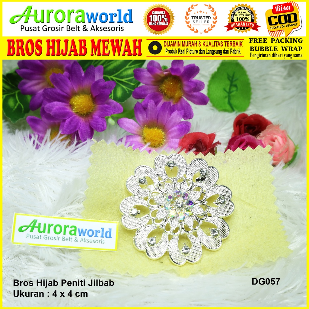 Auroraworld Bros Mutiara Bros Hijab Mewah Kualitas Super bisa COD