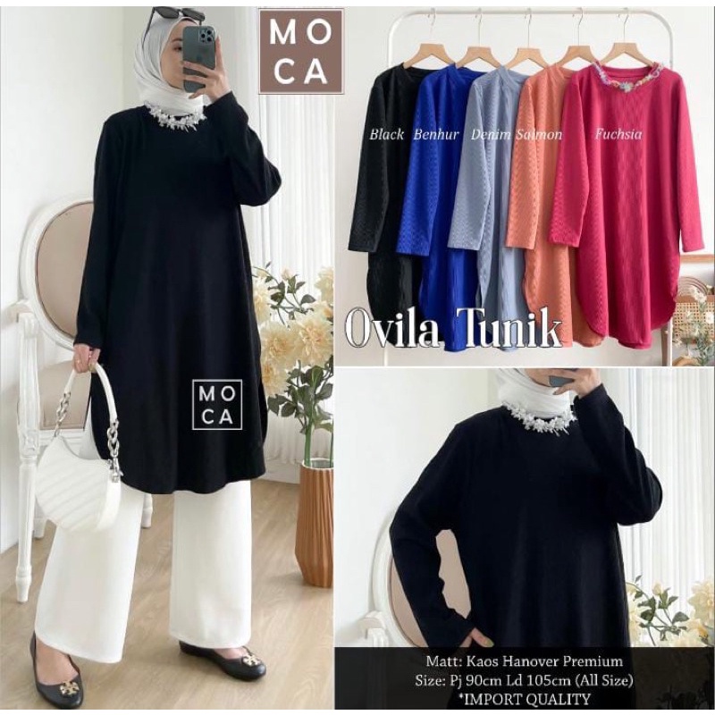 147 tunik ovalia hanover tunik merk clarke tunik kaos knitted