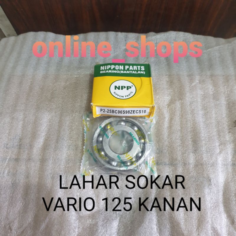 Bearing kruk as lahar sokar vario 125 kanan npp