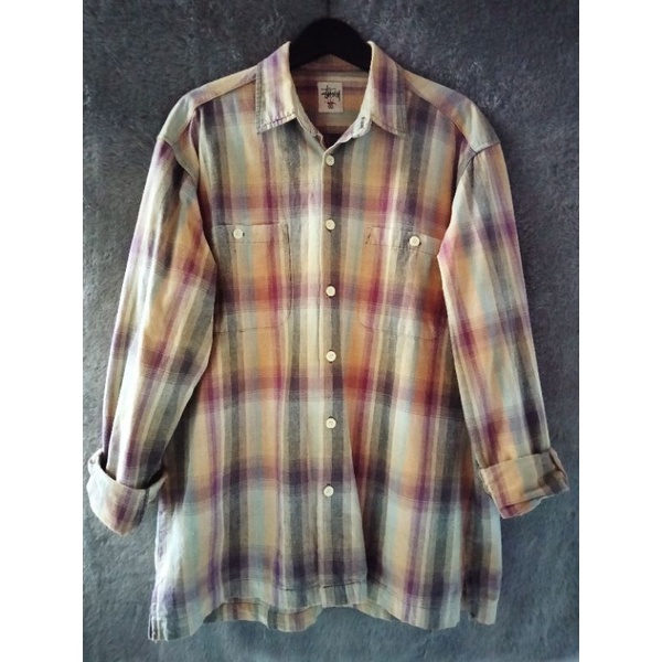 Flannel Stussy Rare Vintage