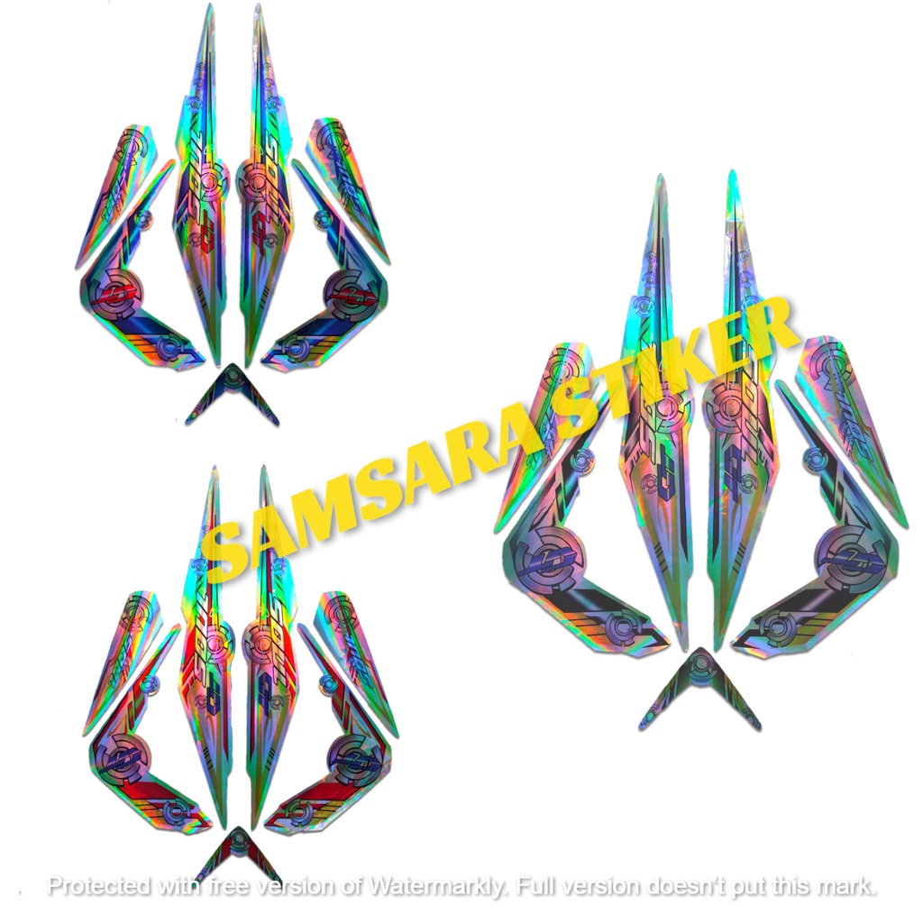 Stiker Motor Mio Soul Gt Variasi Hologram