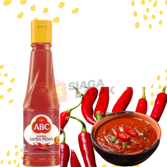 Saus Sambal Extra Pedas ABC Botol Meja 135 ml