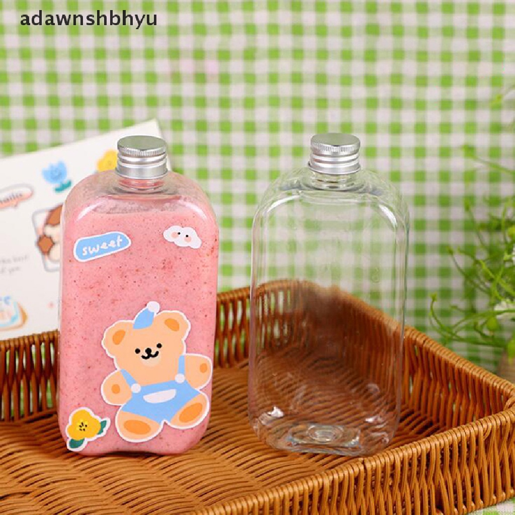 Adawnshbhyu Botol Plastik Tempat Minuman Wadah Penyimpanan Plastic Water Bottle with Lid Tutup ID