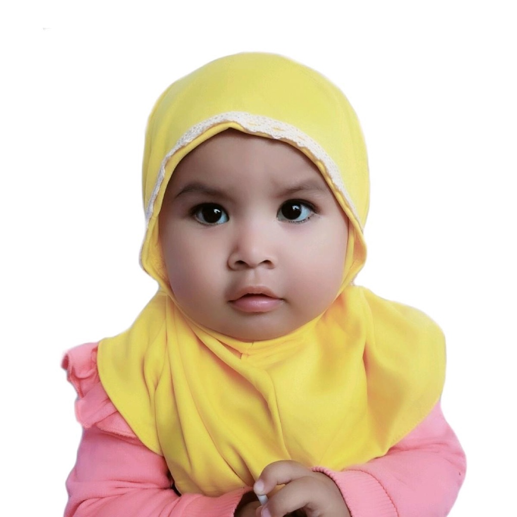 Hijab bayi  bergo Renda