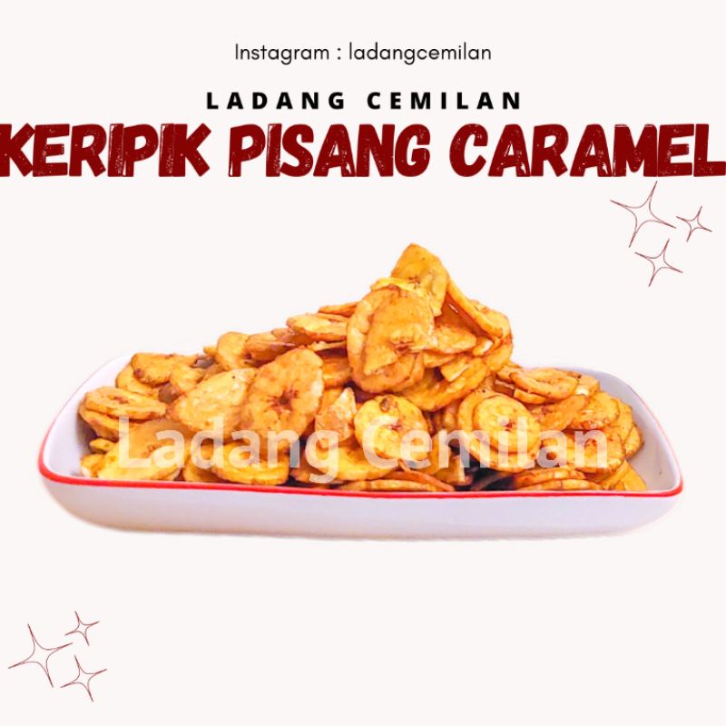 

KERIPIK PISANG CARAMEL 250 GR SNACK PISANG KARAMEL LADANG CEMILAN