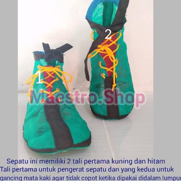 せ SEPATU BOOT SAWAH Anti Keong dan Benda Tajam 5 Ply /5 Lapis Sol Bawah + Sol Kain dalam ㊪