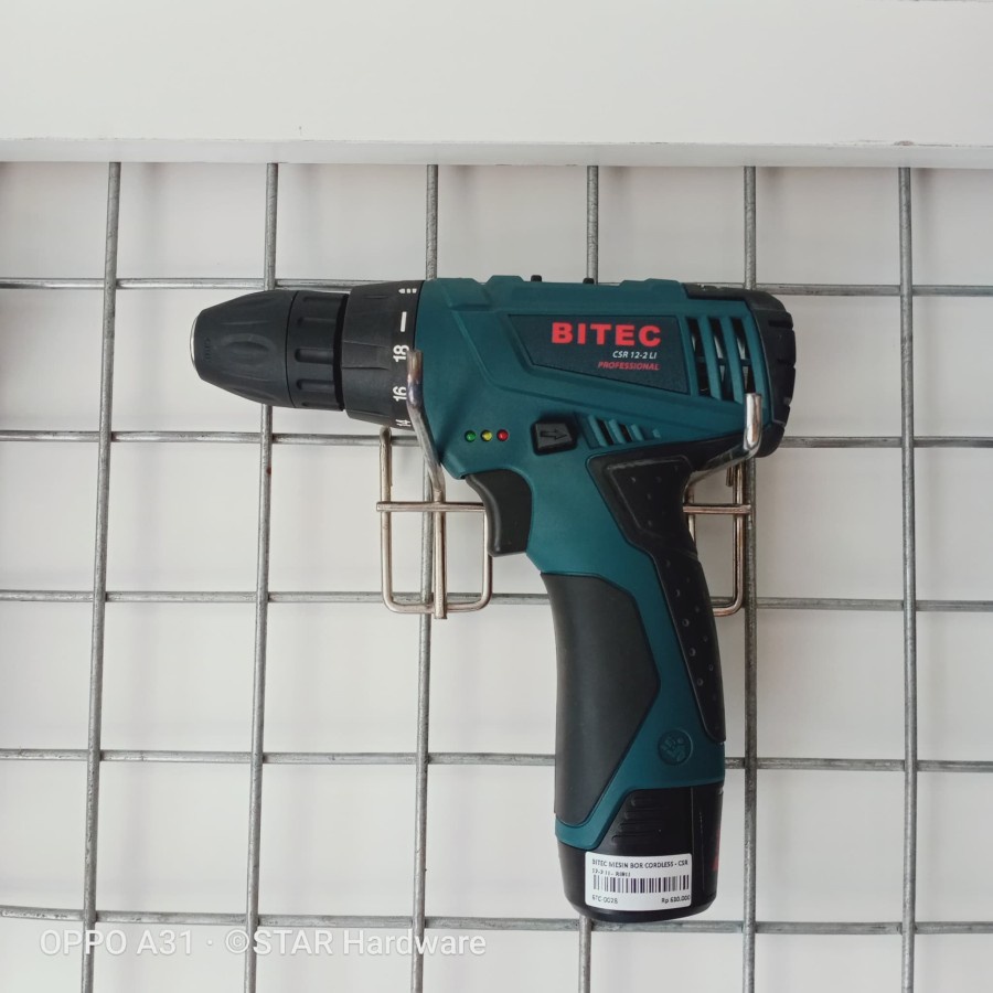 Bitec Mesin Bor Wireless / Cordless 10 mm CSR 12-2 Li + Mt.Obeng