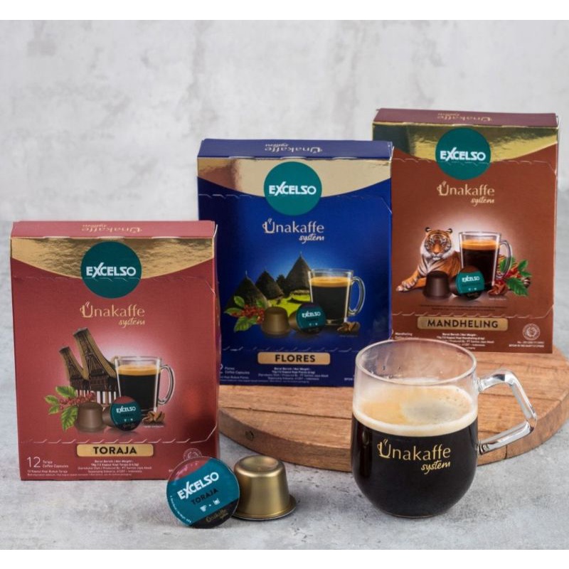 

Kopi kapsul UNAKAFFE 299K dapat 4 box