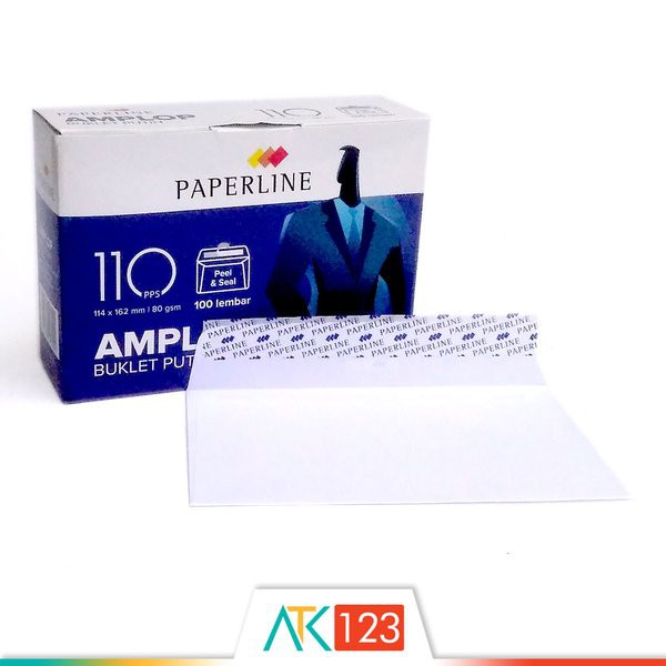 

JUAL AMPLOP PAPERLINE SUPER PREMIUM PAKET 104 PPS PUTIH POLOS